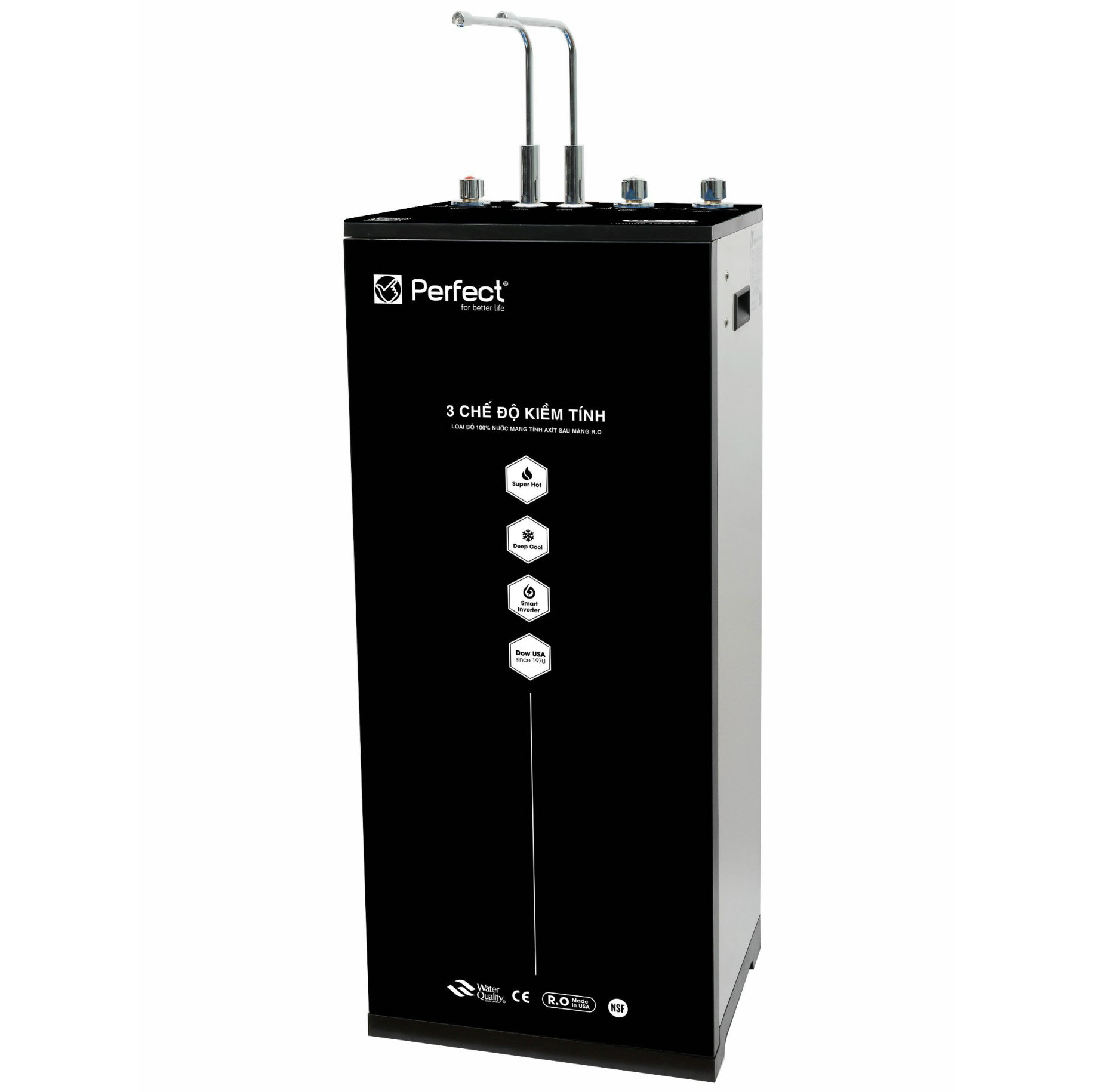 Máy lọc nước kiềm tính Perfect P303 Plus Max (10 cấp, 3 chế độ, Block)